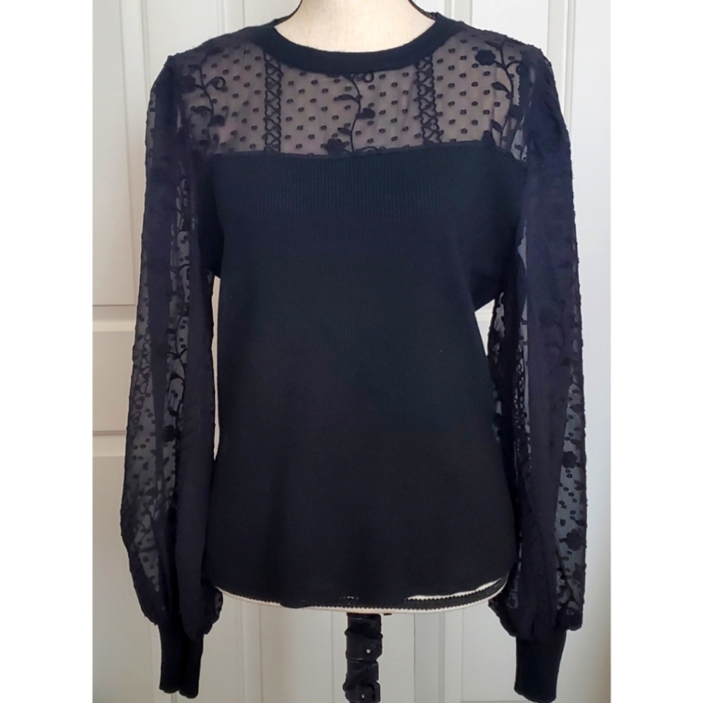 OnTwelfth Bubble Sleeve Sweater Size 1X